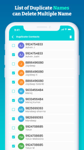 اسکرین شات 5 برنامه Duplicate Contacts Remover
