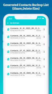 اسکرین شات 8 برنامه Duplicate Contacts Remover