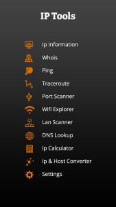 اسکرین شات 2 برنامه IP Tools - Network Utilities