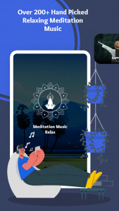 اسکرین شات 1 برنامه Meditation Music - Relax