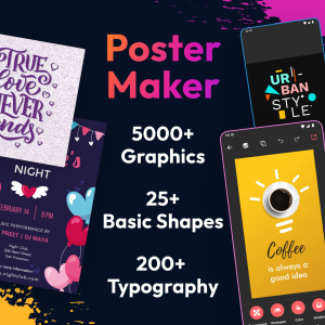 اسکرین شات برنامه Poster Maker - Flyer Creator 1