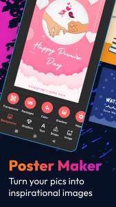اسکرین شات 2 برنامه Poster Maker - Flyer Creator