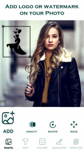 اسکرین شات 1 برنامه Watermark: Logo, Text on Photo