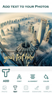 اسکرین شات 2 برنامه Watermark: Logo, Text on Photo