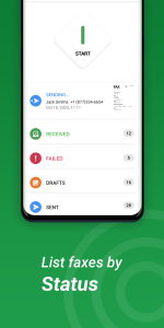 اسکرین شات 2 برنامه Tiny Fax - Send Fax from Phone
