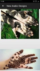 اسکرین شات برنامه Mehndi Designs Henna 2020 Tattoo & Nail Arts 5