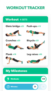 اسکرین شات برنامه Home Fitness Workout by GetFit - No Equipment 1