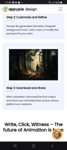 اسکرین شات 4 برنامه AI Animation Generator