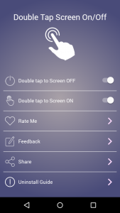 اسکرین شات برنامه Double Tap Screen On/Off 6