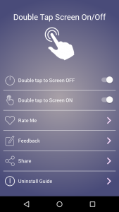 اسکرین شات 6 برنامه Double Tap Screen On/Off