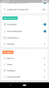 اسکرین شات برنامه Double Tap Screen on and off 2