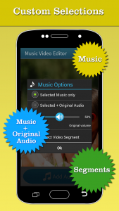 اسکرین شات برنامه Music Video Editor Add Audio 3