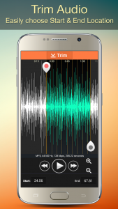 اسکرین شات برنامه Audio MP3 Cutter Mix Converter and Ringtone Maker 3