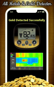 اسکرین شات برنامه Gold Detector:All Metal Finder 4