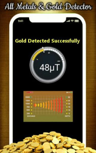 اسکرین شات برنامه Gold Detector:All Metal Finder 3