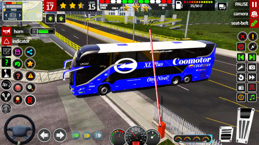 اسکرین شات بازی City Coach Bus Driving Sim 3D 8