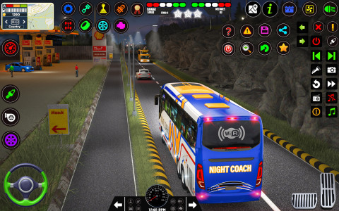 اسکرین شات بازی City Coach Bus Driving Sim 3D 1