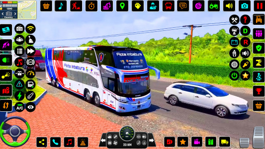 اسکرین شات بازی City Coach Bus Driving Sim 3D 4
