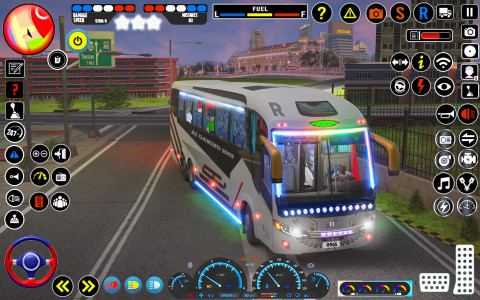 اسکرین شات بازی City Coach Bus Driving Sim 3D 7