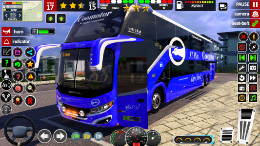 اسکرین شات بازی City Coach Bus Driving Sim 3D 8