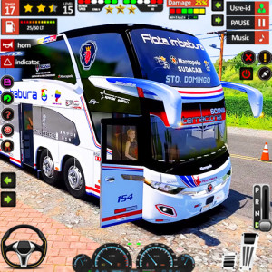اسکرین شات بازی City Coach Bus Driving Sim 3D 1
