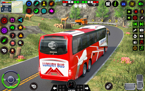 اسکرین شات بازی City Coach Bus Driving Sim 3D 6