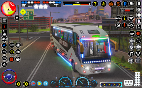اسکرین شات بازی City Coach Bus Driving Sim 3D 7