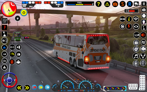اسکرین شات بازی City Coach Bus Driving Sim 3D 8