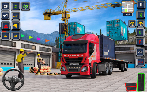 اسکرین شات بازی US Truck Driving Transport 3D 1