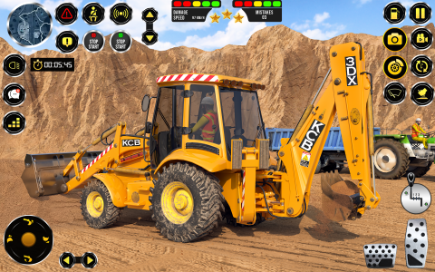 اسکرین شات بازی Road Construction JCB Games 3D 3