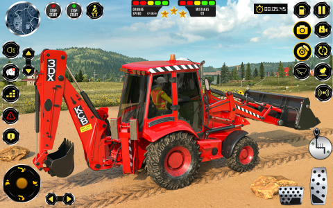 اسکرین شات بازی Road Construction JCB Games 3D 4