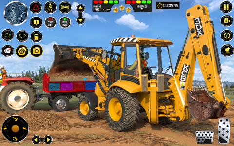 اسکرین شات بازی Road Construction JCB Games 3D 1