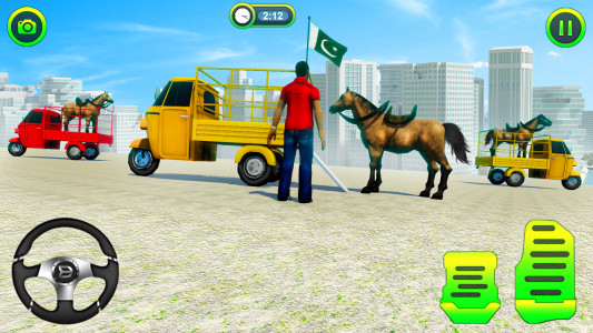 اسکرین شات بازی Auto rickshaw driving game 3D 5