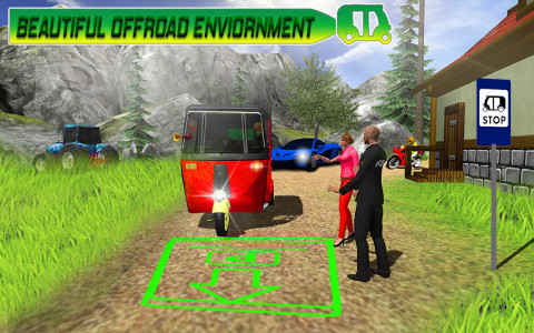 اسکرین شات بازی Auto rickshaw driving game 3D 2