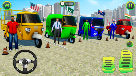 اسکرین شات بازی Auto rickshaw driving game 3D 6