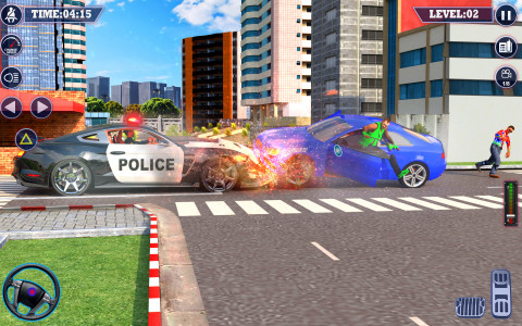 اسکرین شات برنامه Police Car Driving Games 3D 8