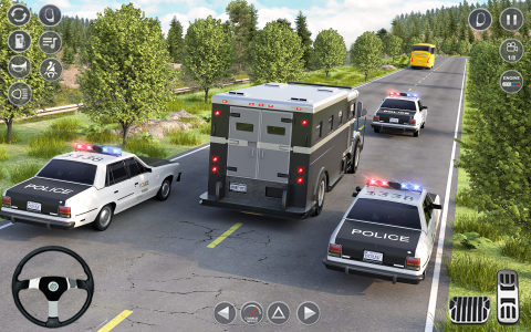 اسکرین شات برنامه Police Car Driving Games 3D 2