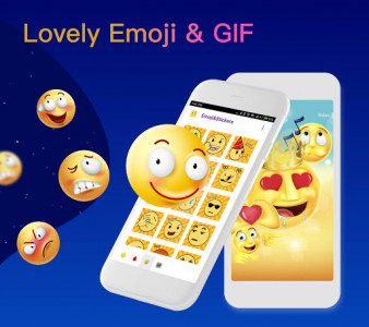 اسکرین شات برنامه Emo Launcher- Emoji, GIF, Theme, live Wallpaper 1