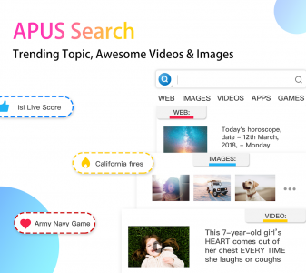 اسکرین شات برنامه APUS Launcher: Theme Launcher 4