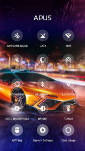 اسکرین شات برنامه Luxury cool passion sports car– APUS theme 4