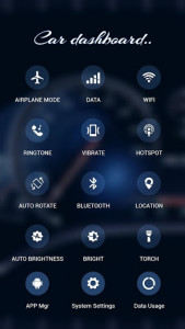 اسکرین شات برنامه Car Dashboard  APUS Launcher theme 3