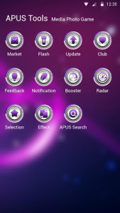 اسکرین شات برنامه Dazzling-APUS Launcher theme 3
