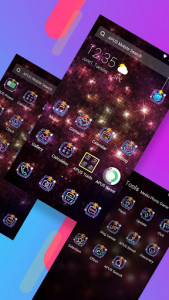 اسکرین شات برنامه Colorful nightlife -APUS Launcher theme 2