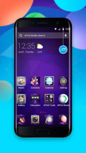 اسکرین شات برنامه Exquisite Purple theme for Android free 1