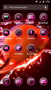 اسکرین شات برنامه FEELIN YOU-APUS Launcher theme 2