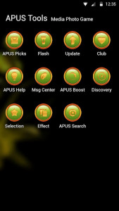اسکرین شات برنامه Flowers-APUS Launcher theme 3