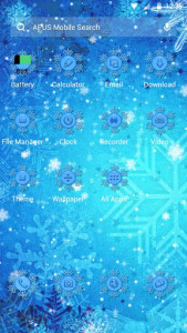 اسکرین شات برنامه Frozen-APUS Launcher theme 2