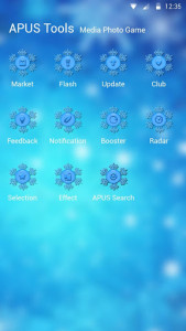 اسکرین شات برنامه Frozen-APUS Launcher theme 3