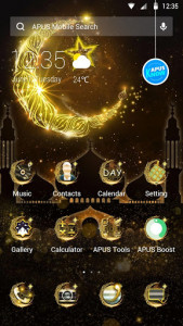 اسکرین شات برنامه Ramadan-APUS Launcher theme 1