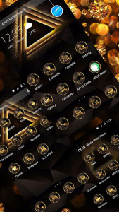 اسکرین شات برنامه GoldenTriangle-APUS Launcher theme for Andriod 2